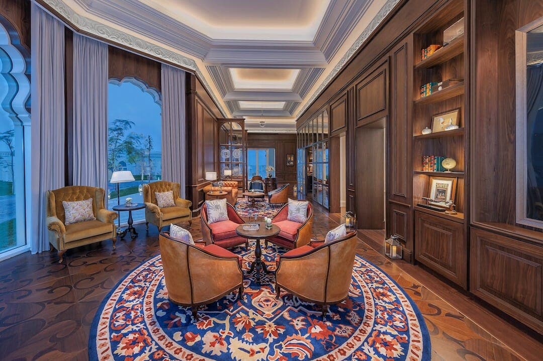 The Cigar Lounge at The Chedi Katara — photograph from the official venue website